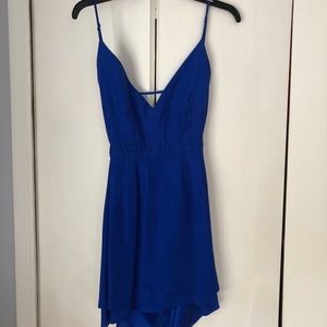 Jennifer Hope Blue silk dress